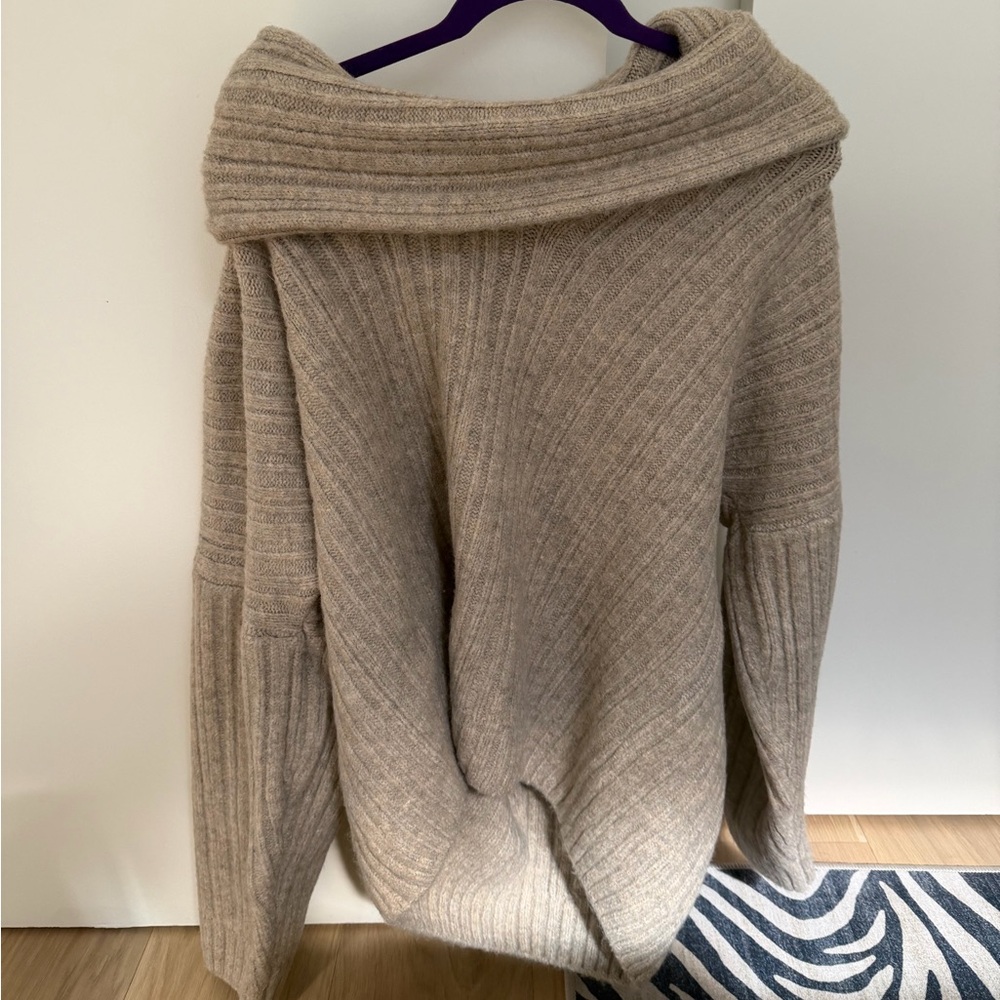 Oversized Off Shoulder Sweater